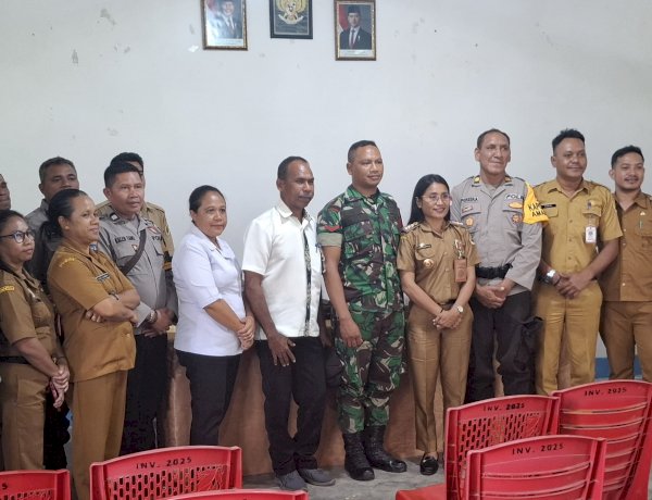 Kapolsek Amarasi Sampaikan Imbauan Kamtibmas dalam Rakor Kecamatan Amarasi Selatan