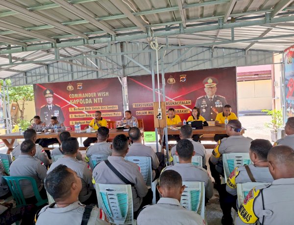 Bhabinkamtibmas Dibekali KUHP Baru dalam Sosialisasi Hukum di Polres Kupang