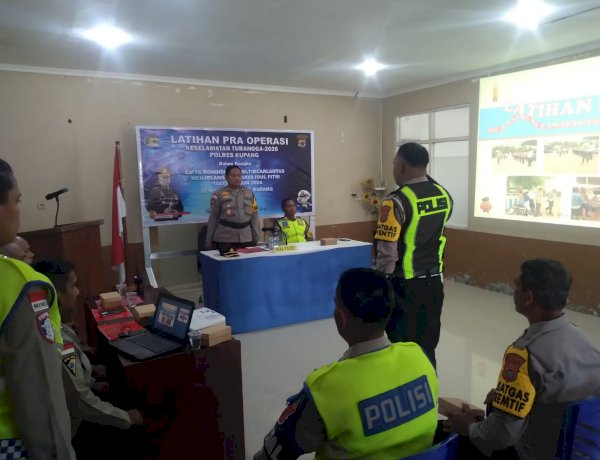 Polres Kupang Matangkan Kesiapan Personel Lewat Latihan Pra Operasi Keselamatan Turangga 2026