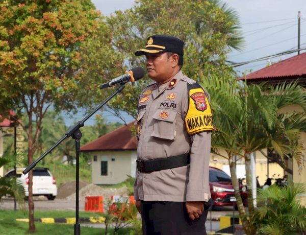 Pimpin Apel Jam Pimpinan, Wakapolres Kupang Tekankan Tanggung Jawab dan Keteladanan Personel