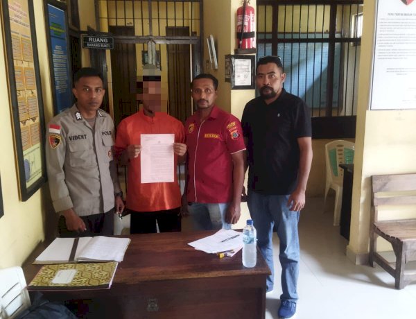 Polsek Kupang Tengah Limpahkan Tersangka dan Barang Bukti Kasus Pencurian ke Kejaksaan Negeri Kabupaten Kupang