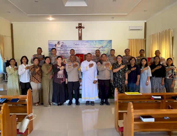 Gelar Binrohtal, Kapolres Kupang Harapkan Personel Jadikan Tugas sebagai Pelayanan yang Berkenan di Masyarakat