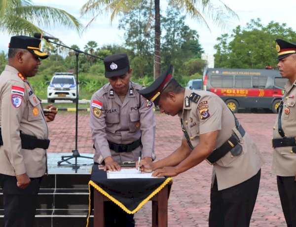 Rotasi Jabatan di Polres Kupang, Wakapolres, Kasat Binmas dan Kapolsek Sulamu Resmi Berganti