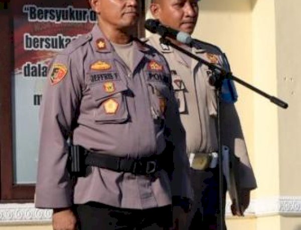 Pimpin Apel Jam Pimpinan, Wakapolres Kupang Ajak Personelnya Jadi Polisi Yang dicintai Masyarakat