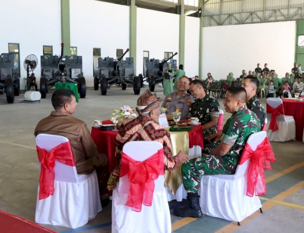 Yonarhanud 9/AWJ Gelar Acara Lepas Sambut Komandan Batalyon