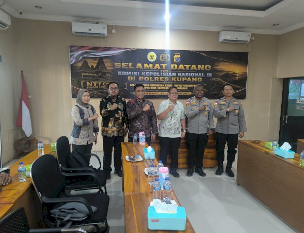 Kapolres Kupang Sambut Tim Kompolnas, Bahas Penguatan SDM hingga Modernisasi Teknologi Kepolisian