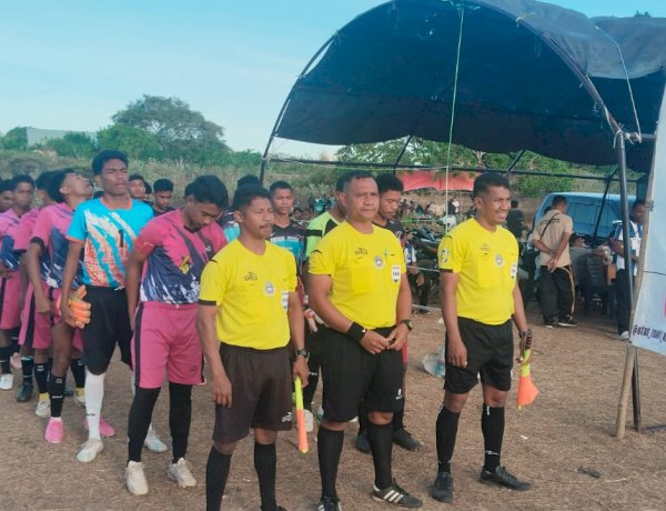 Polsek Semau Amankan Turnamen Liga Pelajar Indonesia 2026 Tingkat SMA/SMK se-Kabupaten Kupang