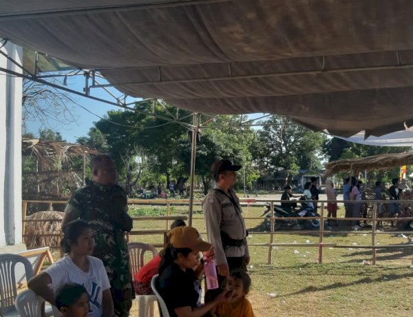 Polsek Amfoang Utara Amankan Turnamen Glory Cup VII di Amfoang Barat Laut