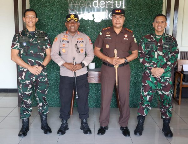 Perkuat Sinergitas, Polri, TNI dan Kejaksaan Kabupaten Kupang Gelar Silaturahmi Lintas Institusi Demi Stabilitas Kamtibmas