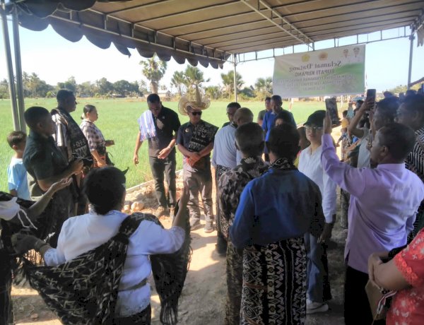 Wontech Polri Hadir di Tengah Keterbatasan Korban Gempa Flores