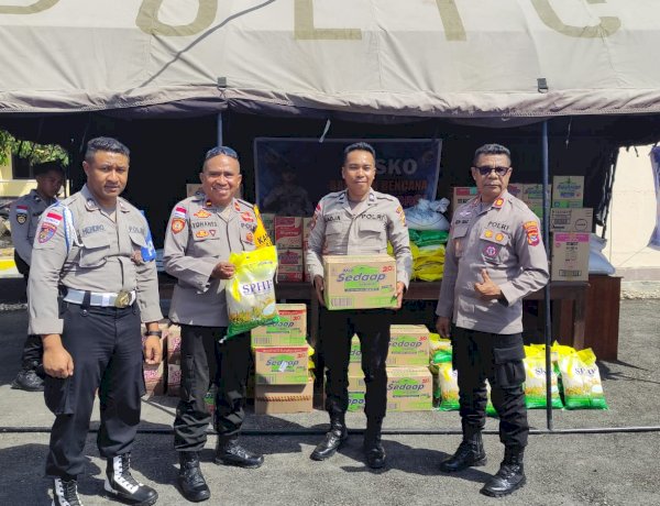 Dari Pulau Kecil, Mengalir Kepedulian Besar: Warga dan Polsek Semau Bantu Korban Gempa Flores