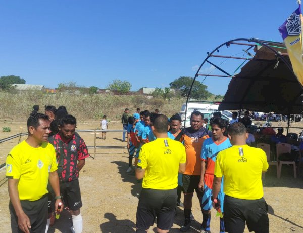 Bungtilu Cup II Resmi Bergulir, Polres Kupang Pastikan Turnamen Sepak Bola di Pulau Semau Aman