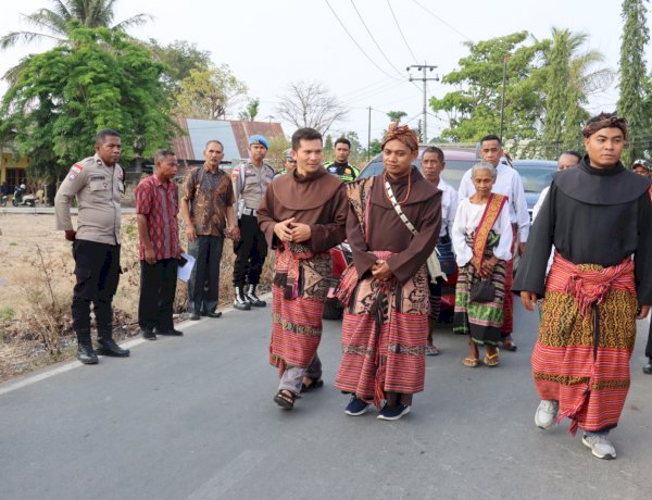 Polres Kupang Amankan Misa Syukur Imam Baru, Kegiatan Berlangsung Khidmat