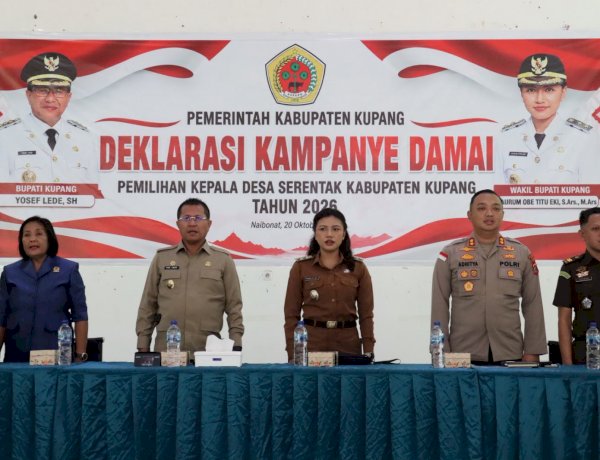 Kapolres Kupang Hadiri Deklarasi Kampanye Damai Pilkades Serentak 2026, Ajak Semua Pihak Jaga Kondusivitas
