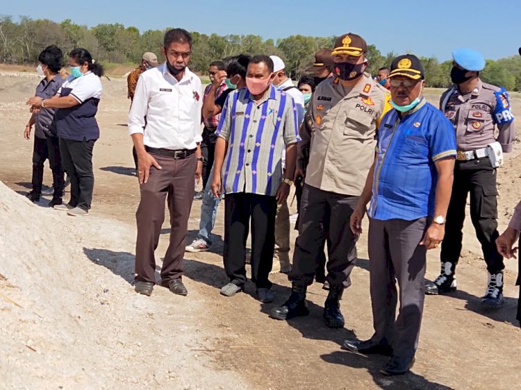 Kapolres Kupang Pimpin Pengaman Kunjungan Kerja Menteri Perdagangan RI di Desa Nunkurus