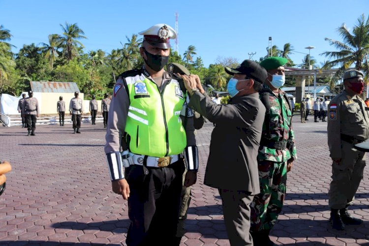 Bupati Kupang Pimpin Gelar Pasukan Operasi Ketupat Ranakah 2021