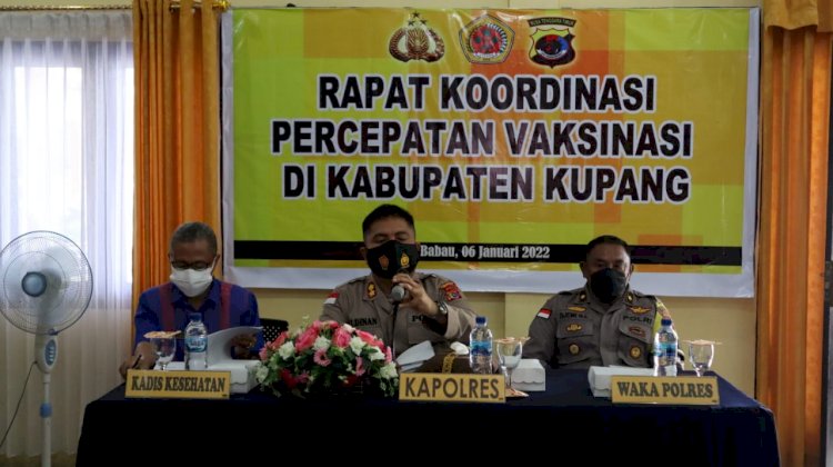 Strategi Kapolres Kupang Tingkatkan Target Vaksinasi Di Kabupaten Kupang