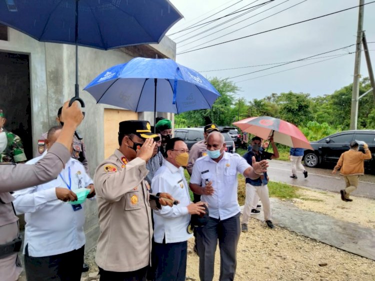 Kapolres Kupang Pimpin Langsung Pengamanan Menteri Kominfo di Kabupaten Kupang