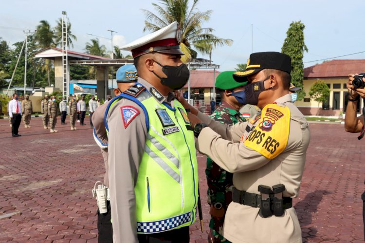Kapolres Kupang, Pimpin Apel Gelar Ops Keselamatan Turangga 2022
