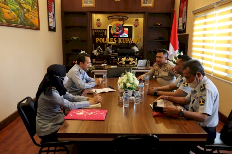 Polres Kupang Klarifikasi Penanganan Perkara Dengan Tim Kumham NTT