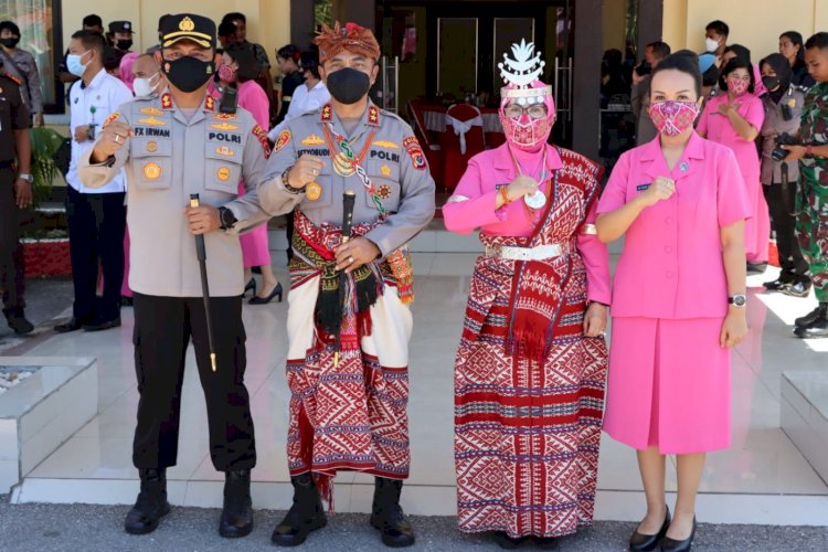 Kunjungi Polres Kupang, Kapolda NTT jadi Teladan Ketokohan Personil Polres Kupang