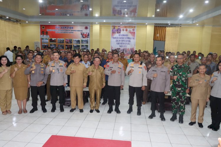 Kapolres Kupang Dampingi Kapolda NTT, Kunjungan Kerja  ke Pemkab Kupang.