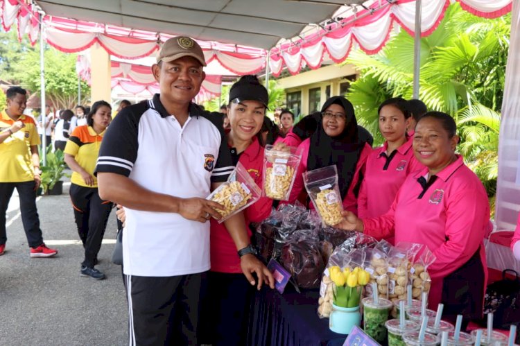 Bhayangkari Cabang Kupang, Gelar Olahraga Bersama dan Bazaar UMKM