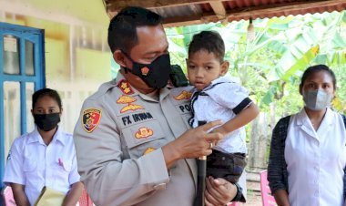 Empat Ratusan Polisi Siap Jadi Orang Tua Asuh Anak Stunting di Kupang Tengah dan Taebenu