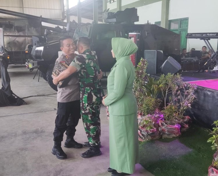 Kapolres Kupang Hadiri Acara Serah Terima Jabatan Komandan Batalyon Armed 20/BY