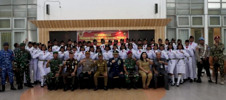 Dukung Generasi Muda, Kapolres Kupang Turut Hadir Dalam Acara Pengukuhan Anggota Paskibraka Tingkat Kabupaten Kupang