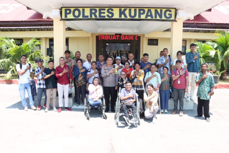 Kapolres Kupang Terima Audiensi Garamin NTT di Mapolres Kupang