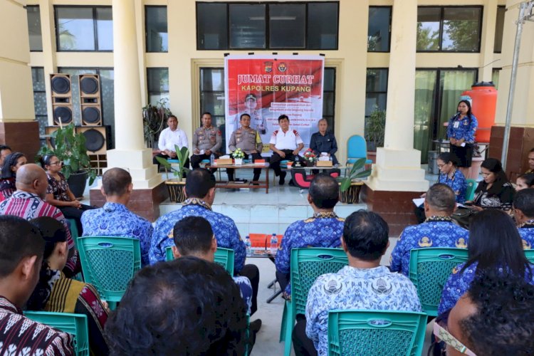 Wakil Bupati Kupang Turut Hadir Dalam Acara Jumat Curhat Bersama Kapolres Kupang