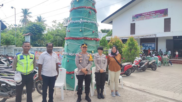 Polres Kupang Berhasil Amankan Ibadah Hari Raya Natal 2023 di Kabupaten Kupang