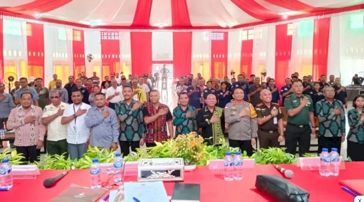 Pleno KPUD Kabupaten Kupang Sudah Dimulai, Polres Kupang Siagakan Personil Lakukan Pengamanan