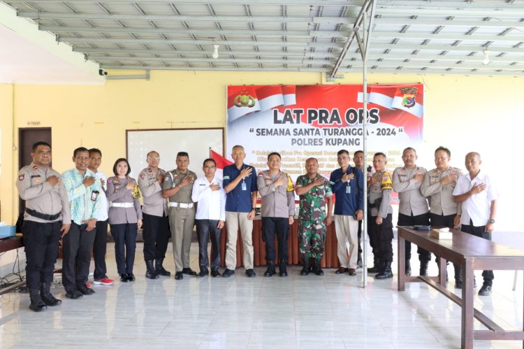 Latpraops Bersama Stakeholder, Polres Kupang Siap  Gelar Operasi Semana Santa Turangga 2024