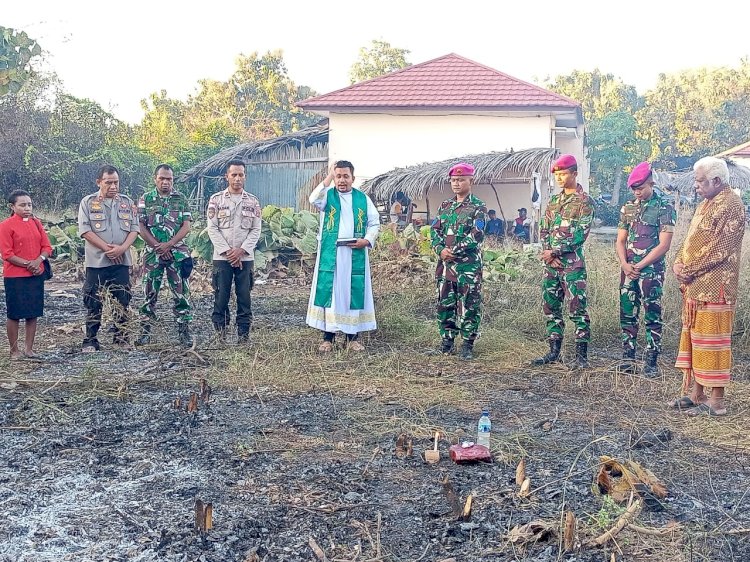 Tingkatkan Kualitas Komunikasi Polsek-Polsek Terluar, Polri Bangun Tower  Repeiter di Oepoli