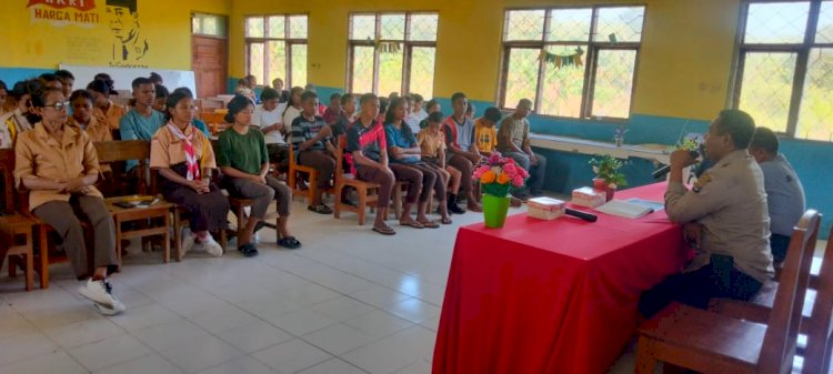 Cegah Perundungan Terjadi di Sekolah, Satbinmas Polres Kupang Gelar Sosialisasi