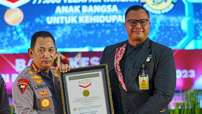 Bakti Kesehatan Polri Pecahkan Rekor Muri dengan Peserta Terbanyak