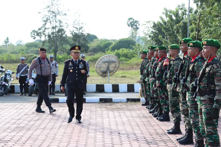 Upacara HUT Bhayangkara ke-78 Polres Kupang  Diwarnai Jai dan Potong Tumpeng Hingga Doa Syukuran Bersama