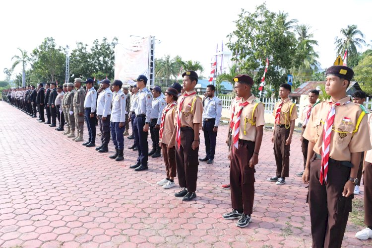 Upacara HUT Bhayangkara ke-78 Polres Kupang  Diwarnai Jai dan Potong Tumpeng Hingga Doa Syukuran Bersama