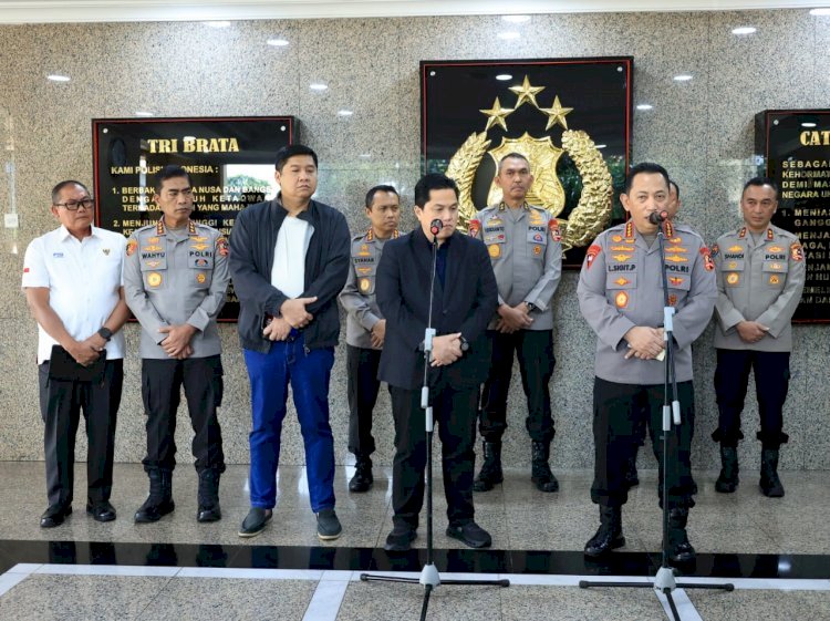 Kapolri dan Ketum PSSI Bertemu, Pastikan Penyelenggaraan Piala Presiden Berjalan Aman dan Lancar