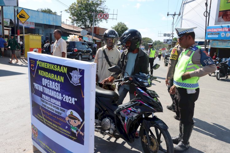 Polres Kupang Sita Empat Ranmor dan Sejumlah Barang Bukti  Dalam Operasi Patuh Turangga Hari Kedua