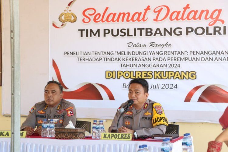 Melindungi Yang Rentan Jadi Sasaran Penelitian Puslitbang Polri di Polres Kupang