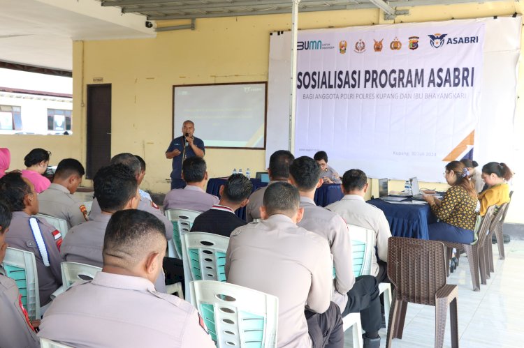 Sosialisasi Program Asabri di Lingkungan Polres Kupang, Peserta Dibanjiri Hadiah