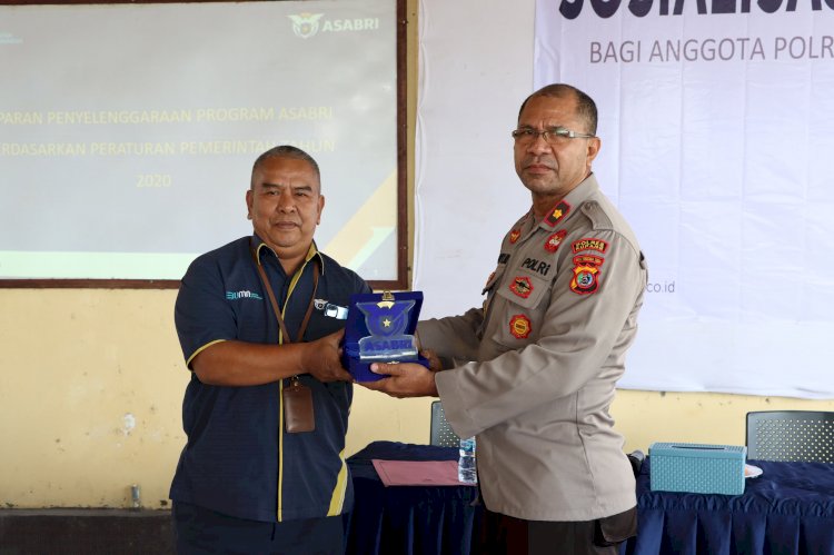 Sosialisasi Program Asabri di Lingkungan Polres Kupang, Peserta Dibanjiri Hadiah