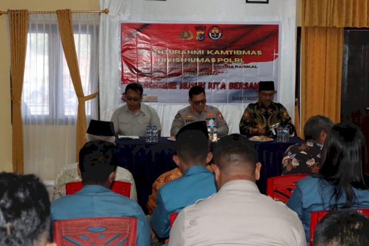 Divisi Humas Polri Gelar Silaturahmi Kamtibmas di Polres Kupang