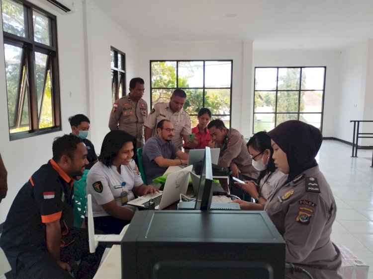 Seksi Dokkes Polres Kupang Hadiri Pelatihan Instalasi RME Klinik/FKT Jajaran Polda NTT