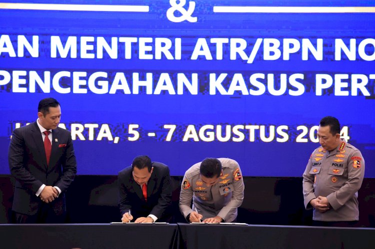 Polri dan Menteri ATR/BPN Perkuat Sinergitas Pemberantasan Mafia Tanah