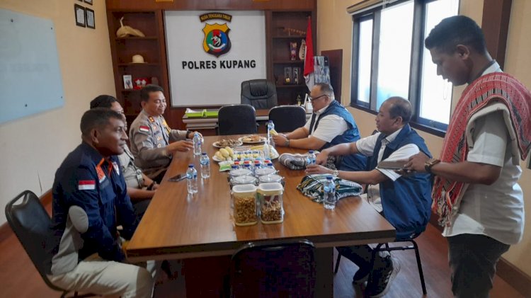 Kapolres Kupang Terima Kunjungan Tim Pusinafis Bareskrim Polri