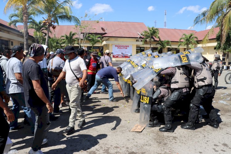 Siap Amankan Pilkada Serentak, Polres Kupang Gelar Sispamkota